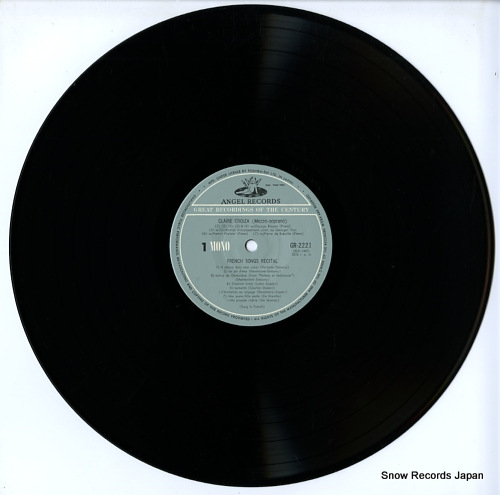 CROIZA, CLAIRE french songs recital GR-2221