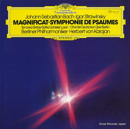 KARAJAN, HERBERT VON bach; magnificat MG-1224