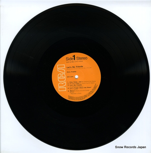 PRESLEY, ELVIS let's be friends SHP-6195