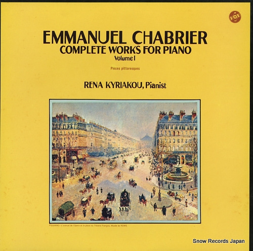 KYRIAKOU, RENA chabrier; complete works for piano volume1 H-4524V