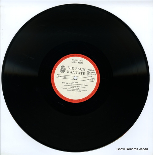 RILLING, HELMUTH die bach kantate CLV71906 - disc