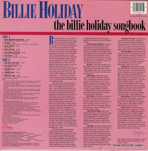 HOLIDAY, BILLIE songbook 823246-1