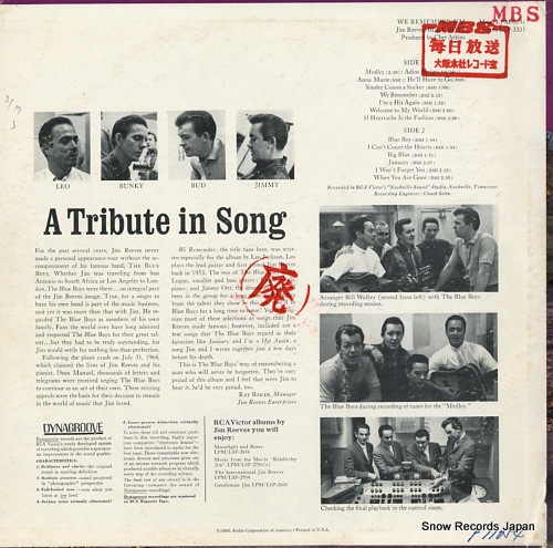 BLUE BOYS, THE we remember jim LPM-3331