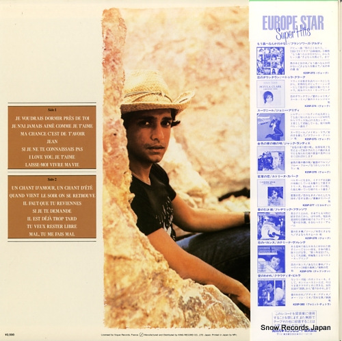 FRANCOIS, FREDERIC greatest hits K25P-378