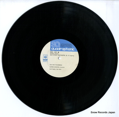 BERNSTEIN, LEONARD r.strauss; also sprach zarathustra SOCL1011