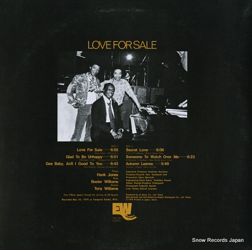 GREAT JAZZ TRIO, THE love for sale 15PJ-1017