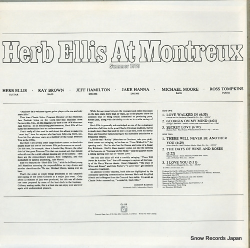 ELLIS, HERB at montreux summer 1979 CJ-116