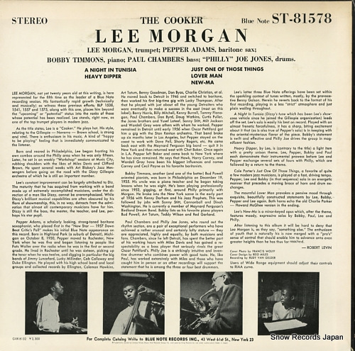 MORGAN, LEE the cooker GXK8132