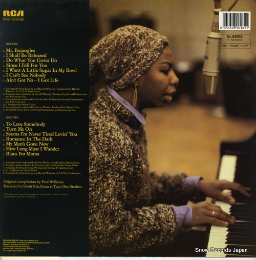 ˡʡ the artistry of nina simone NL89018