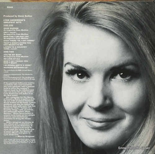 󡦥 lynn anderson's greatest hits PC31641