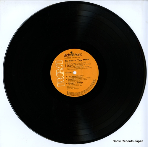 MARTIN, TONY the best of tony martin RA-5606 - disc