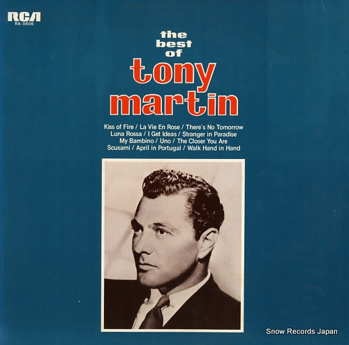 MARTIN, TONY the best of tony martin RA-5606 - front cover
