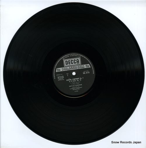 KERTESZ, ISTVAN dvorak; symphony no.7 in d minor op.70 SXL6115