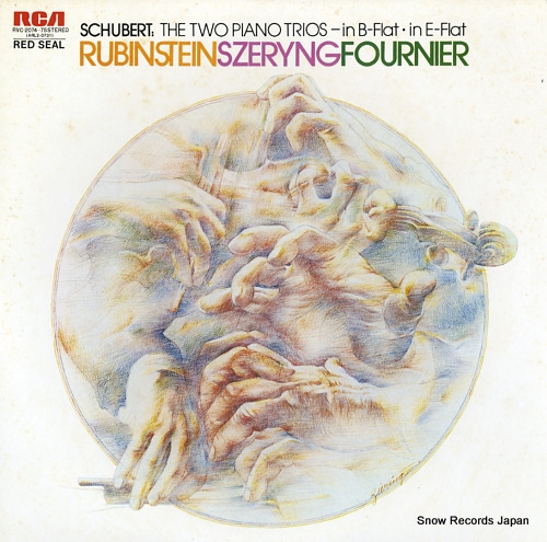 RUBINSTEIN, ARTUR schubert; the two piano trios-in b-flat, in e-flat RVC-2074-75
