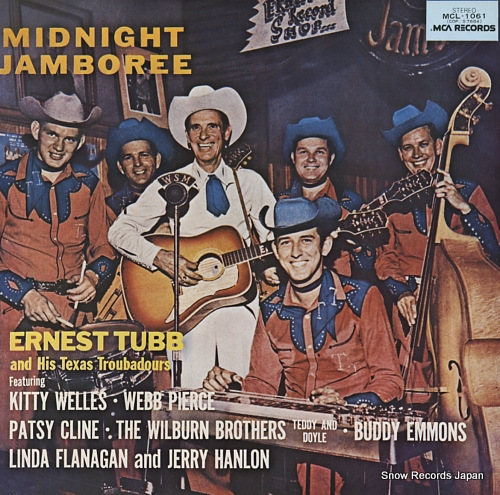 TUBB, ERNEST, AND HIS TEXAS TROUBADOURS midnight jamboree MCL-1061