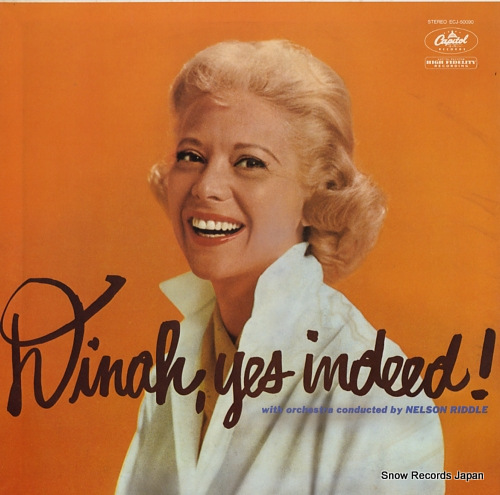 SHORE, DINAH yes indeed! ECJ-50090