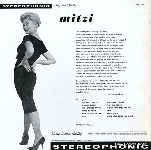 GAYNOR, MITZI mitzi 23MJ3194