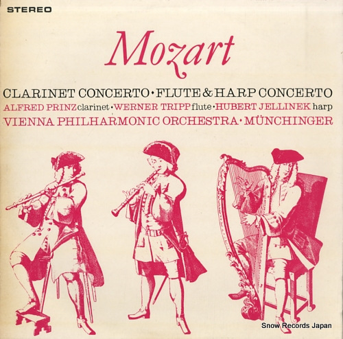 MUNCHINGER, KARL mozart; clarinet concerto / flute & harp concerto SLC1249