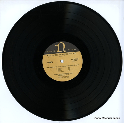 WAND, GUNTER mozart; symphony no.35 