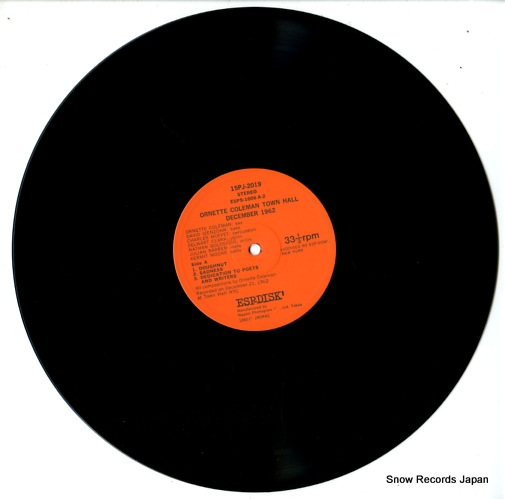 COLEMAN, ORNETTE town hall 1962 15PJ-2019