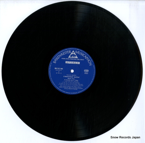RILLING, HELMUTH schutz; symphoniae sacrae (zweite folge, 8 konzerte des ii. teiles) OW-7872-MC - disc