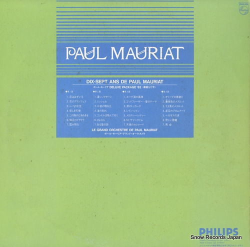 MAURIAT, PAUL dix-sept ans de paul mauriat 20PP-34-35