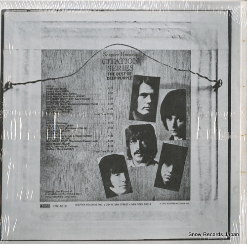 DEEP PURPLE the best of deep purple CTN18010