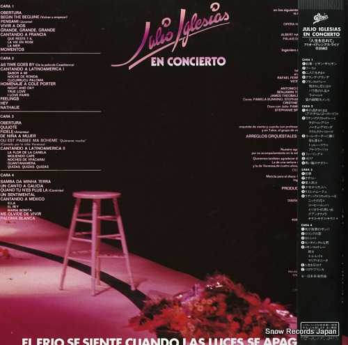 IGLESIAS, JULIO en concierto 40.3P-466