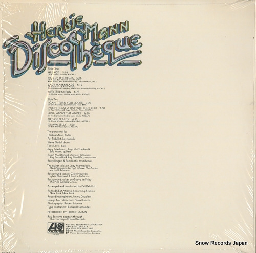 MANN, HERBIE discotheque SD1670