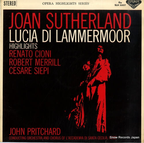 PRITCHARD, JOHN donizetti; lucia di lammermoor hightlights SLH3007 - front cover