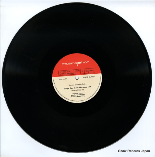 RILLING, HELMUTH bach; singet dem herrn ein neues lied BM30SL1327