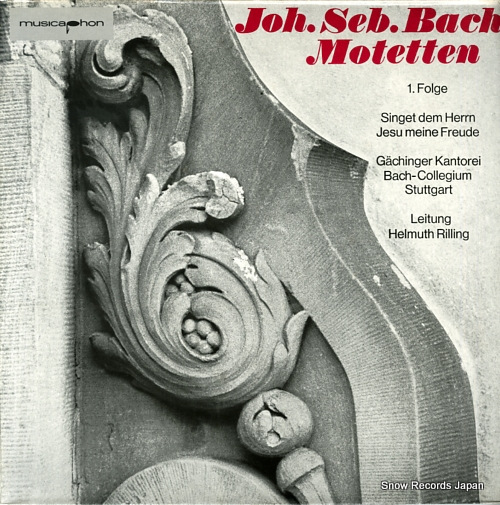RILLING, HELMUTH bach; singet dem herrn ein neues lied BM30SL1327