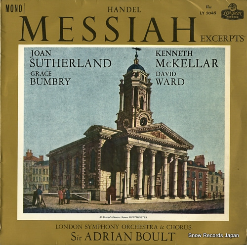 BOULT, ADRIAN handel; messiah excerpts LY5045