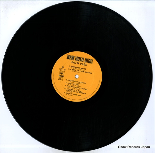 PAGE, PATTI new gold disc SOPO54