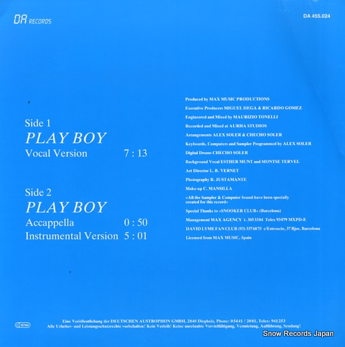 LYME, DAVID play boy DA455.024