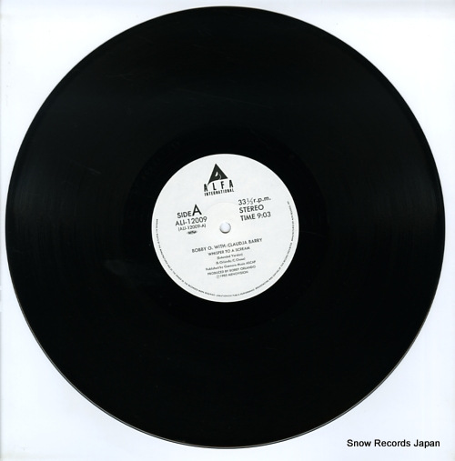 BOBBY O. whisper to a scream ALI-12009