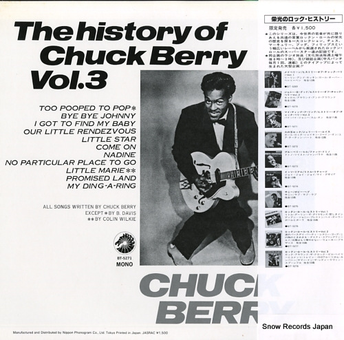 BERRY, CHUCK the history of chuck berry vol.3 BT-5271