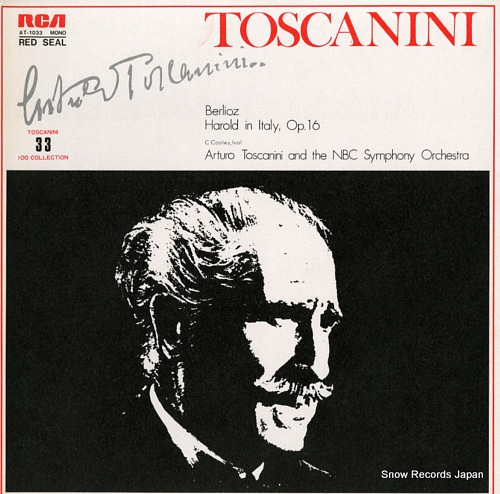 TOSCANINI, ARTURO berlioz; harold in italy, op.16 AT-1033