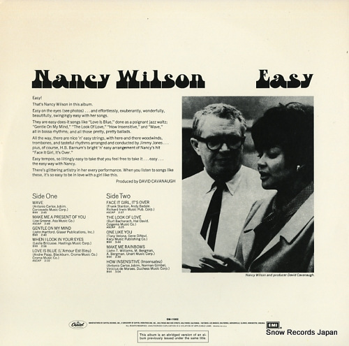 WILSON, NANCY easy SM-11802