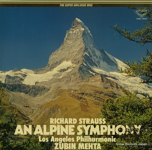 MEHTA, ZUBIN r.strauss; an alpine symphony K38C70018