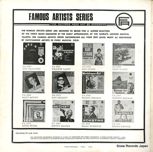 PLATTERS, THE the best of the platters FA2000