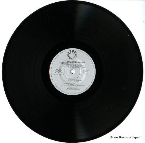 FISCHBACH, KLAUS trierer domfestmesse 1978 ST454-8950 - disc