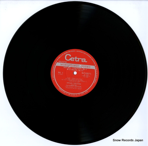 TOSCANINI, ARTURO brahms; symphony no.2 in d major SLF5007