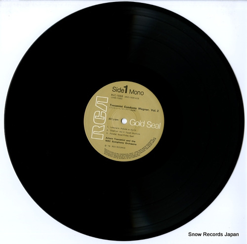 TOSCANINI, ARTURO toscanini conducts wagner vol.2 RVC-1558(M)