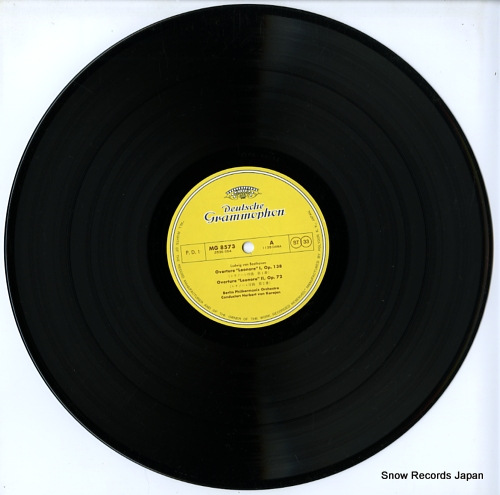 KARAJAN, HERBERT VON beethoven; complete overtures MG8573/4