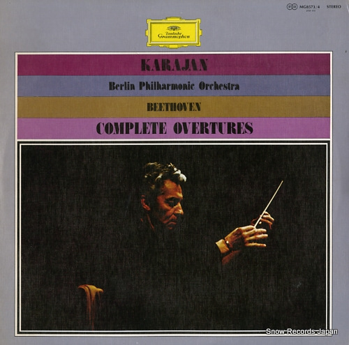 KARAJAN, HERBERT VON beethoven; complete overtures MG8573/4
