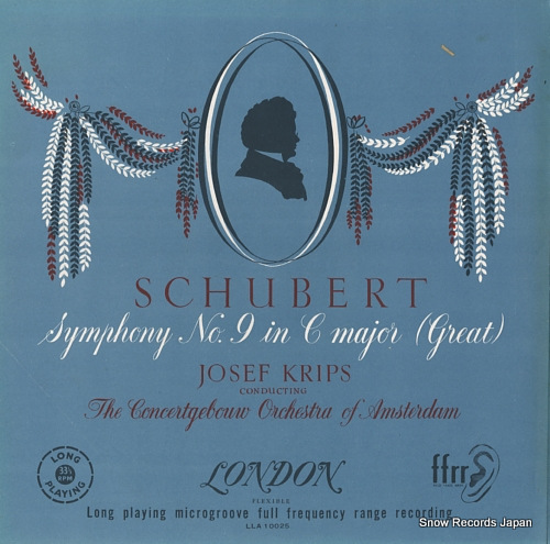 KRIPS, JOSEF schubert; symphony no.9 in c major (great) LLA10025