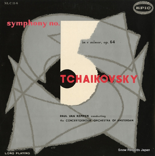 KEMPEN, PAUL VAN tchaikovsky; symphony no.5 in e minor, op.64 NLC114