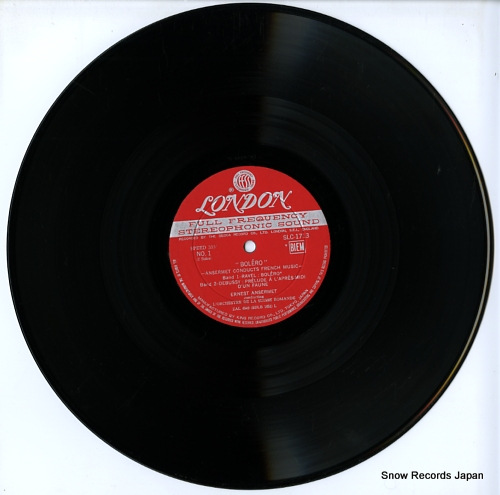 ANSERMET, ERNEST bolero(ansermet conducts french music) SLC1713