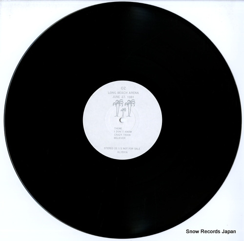 OSBOURNE, OZZY live! long beach arena 1981 XL1531-2